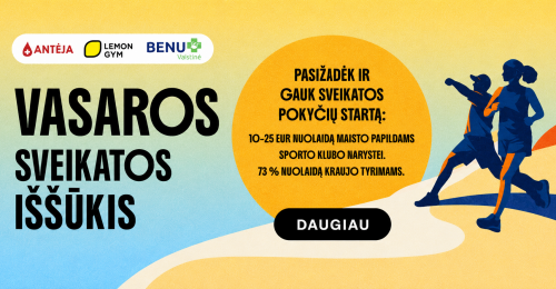 Sveikatos iššūkis!